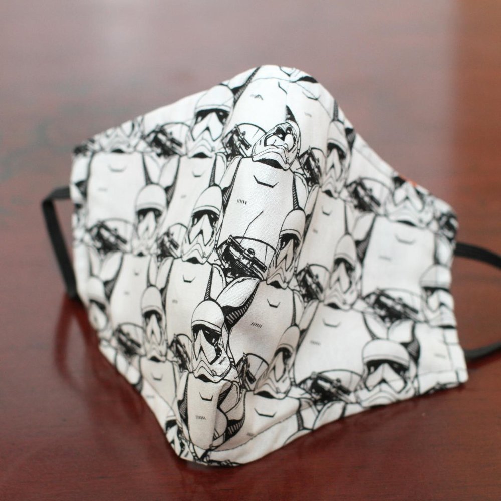 3 Pack 100% doubled cotton masks - Picture 6 of 6